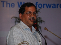 Shri S. Rath,delivering his keynote address on â€œEnergy demand and future scenarioâ€.