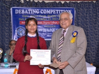 Winners of debating competition.