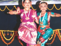 Solo dance performance in perfect harmony with a head-lamp.