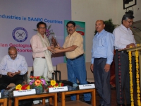 Prof. Pramod K. Verma felicitating Dr. T. Habib.